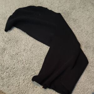 Black Knit Scarf